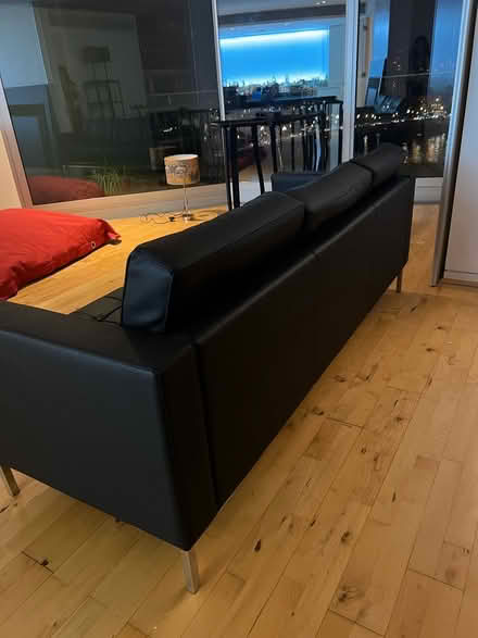 Photo of free Black 3-seater Sofa (Battersea SW11) #3