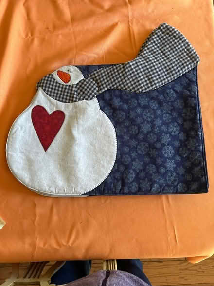 Photo of free Snowman placemats (Woodside & El Camino) #1