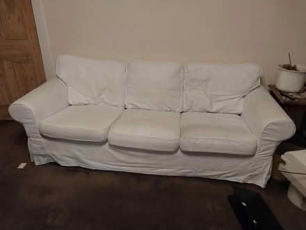 Photo of free 3 Seater White Sofa (N3) #1