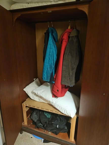 Photo of free Large wooden wardrobe (Staveley) #3