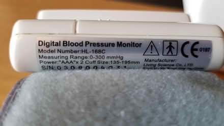 Photo of free Blood Presure Monitor (Apsley, Hemel Hempstead, HP3) #3