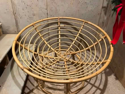 Photo of free papasan frame and stand (Freedom Park) #1