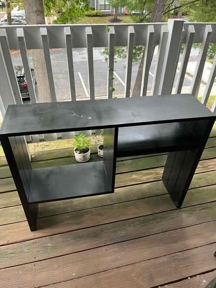 Photo of free Black wood shelves (Hickory Ridge) #1