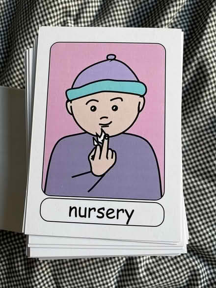 Photo of free BSL early years& baby flash cards (LS7) #2