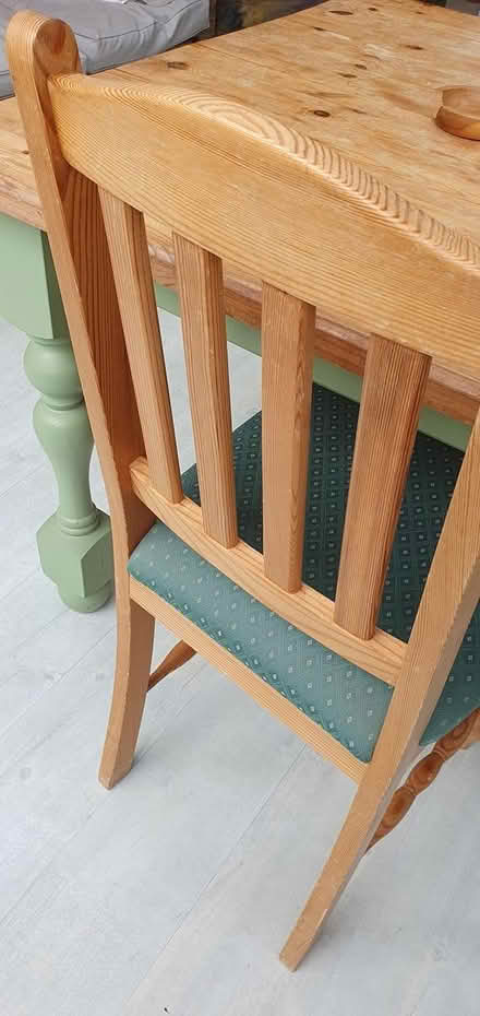 Photo of free Solid Pine Table and Chairs (Hengistbury Head BH6) #2