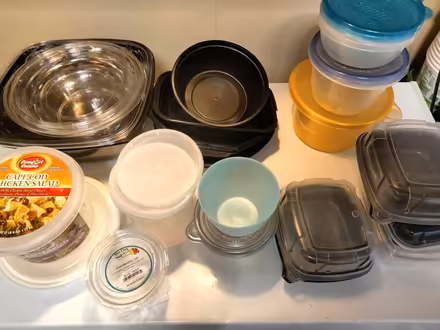 Photo of free Plastic storage containers (near ODU) #1