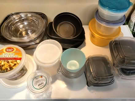 Photo of free Plastic storage containers (near ODU) #1