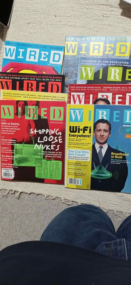 Photo of free Random collection of old Wired Magazines (Hamsey Green CR6) #1