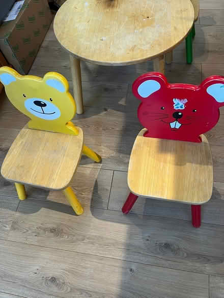 Photo of free Kids table and four animal chairs (W5 Ealing) #3