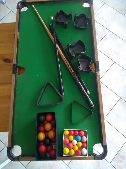 Photo of free Table-top snooker/pool table (Knowle B93) #1