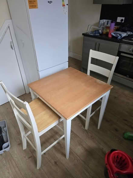 Photo of free Table and 2 chairs (Whitefield) #1