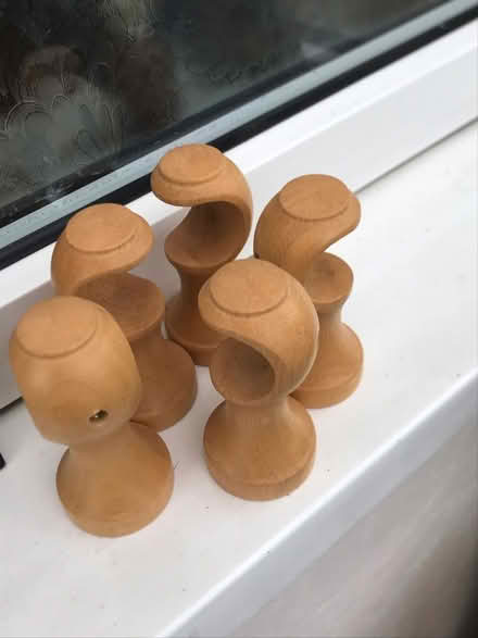 Photo of free Two wooden curtain poles (Oxford OX4) #3