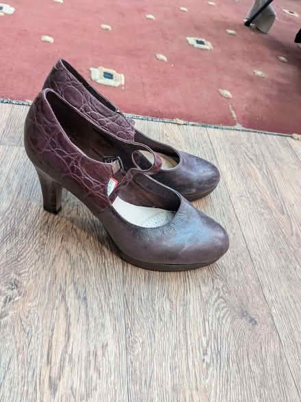 Photo of free Burgundy heels size 6 (Earley RG6) #1