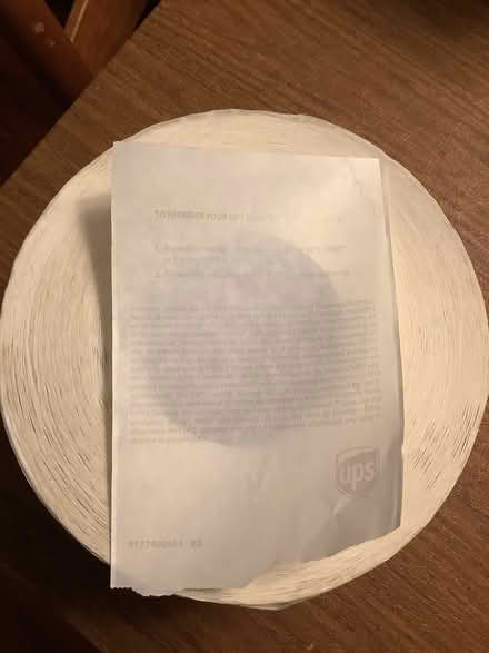Photo of free Roll of UPS labels (Rutledge, Delaware County) #1