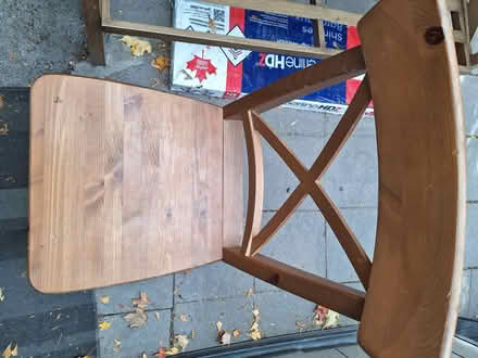 Photo of free wooden chairs (Orleans) #4