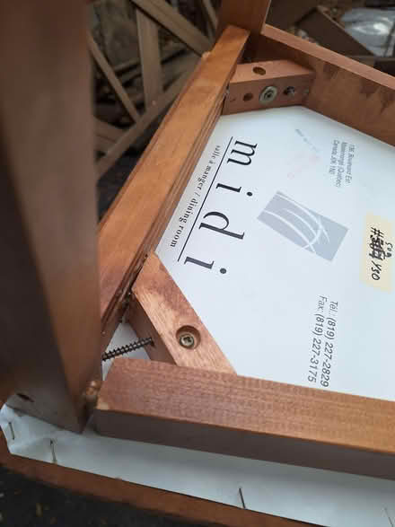 Photo of free wooden chairs (Orleans) #2