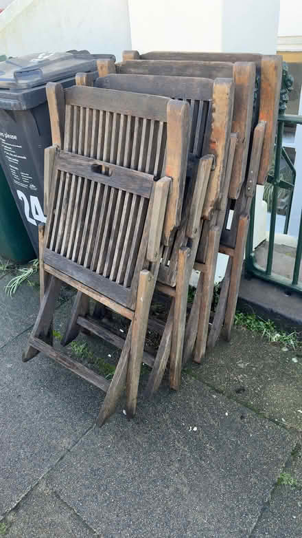Photo of free Old garden chairs (Aldrington BN3) #4