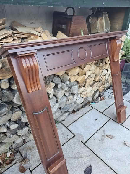 Photo of free Nearly new wooden fireplace (Rathfarnham) #3