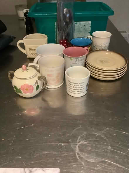 Photo of free Cups saucers & partial cutlery set (NW2) #2