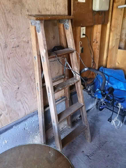 Photo of free Wooden ladder (Newmarket) #1
