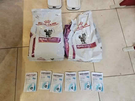 Photo of free Cat food and bowls (Wheatley) #1