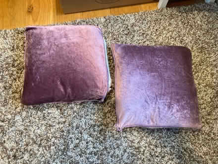 Photo of free 2 Laura Ashley Lilac Cushions (Holloway) #1