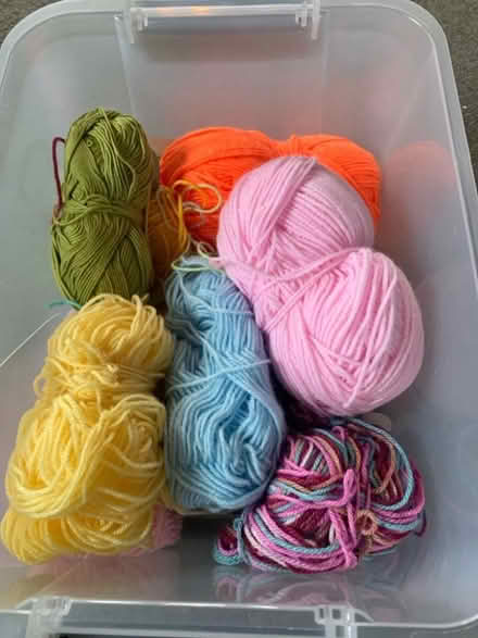 Photo of free Box of wool (Kings Furlong RG21) #1