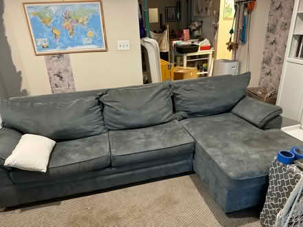 Photo of free ON CURB Sofa from Bob’s with chaise (Annandale, VA) #4