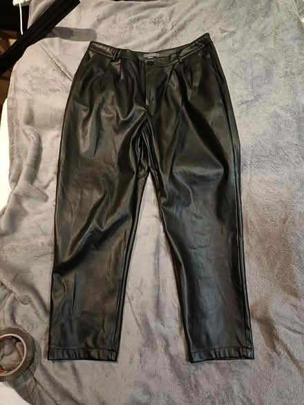 Photo of free Fake leather trousers size 16 (SW6) #1