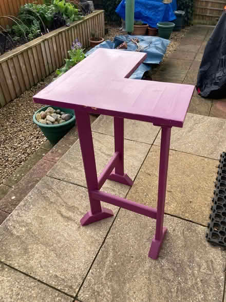 Photo of free Custom made wood corner table (Barton OX3) #1