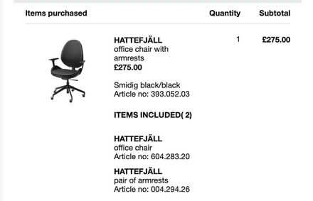 Photo of free IKEA Hattefjall (EC1V1AQ) #4