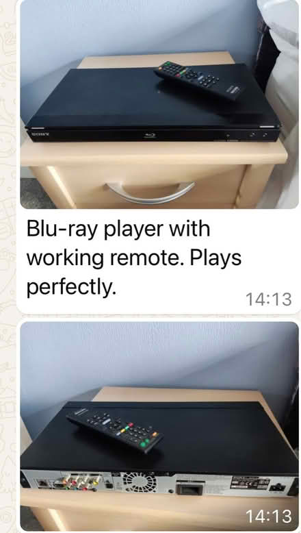 Photo of free Blu ray player (Waltham Abbey EN9) #1