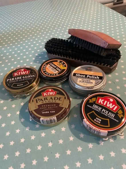 Photo of free Shoe cleaning polish and brushes (Hale End E4) #1