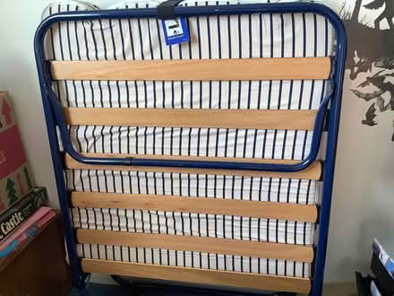 Photo of free Child’s folding bed with mattress (Hythe, Kent) #1