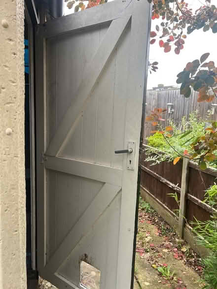 Photo of free Solid wood garage door (SM4 lower morden) #2