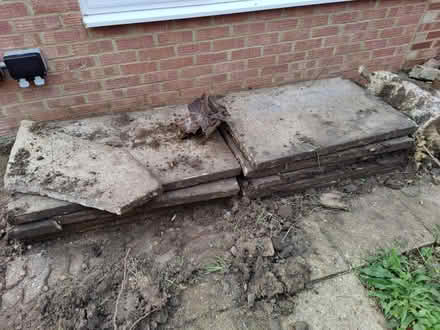Photo of free Paving slabs / garden edges etc (CB22) #2