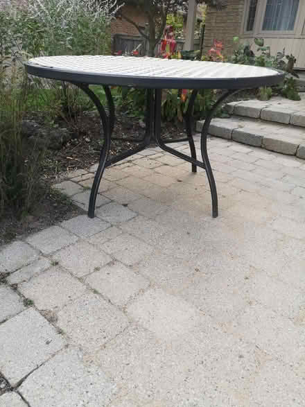 Photo of free Patio table (Newmarket) #1