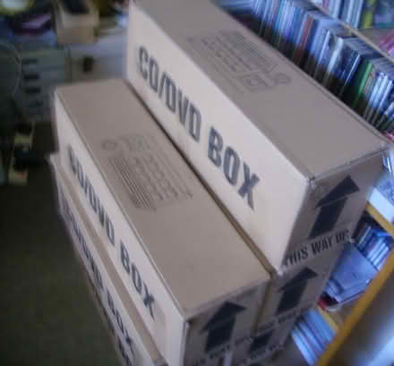 Photo of free CD Storage boxes 8 in total (SG4 Hitchin) #2