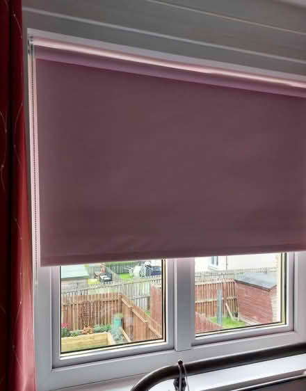 Photo of free Pink Blackout Roller Blind (Pitreavie Castle, KY11) #1