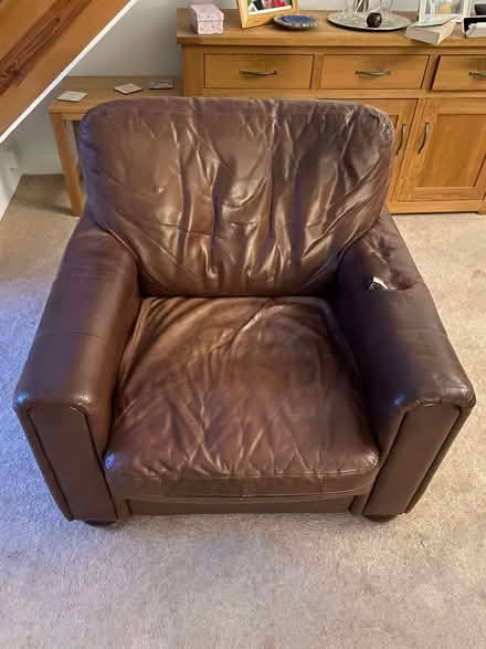 Photo of free Leather armchair (New Marston OX3) #1