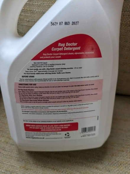 Photo of free 2 half bottles of carpet cleaner (Bounds Green N11) #3