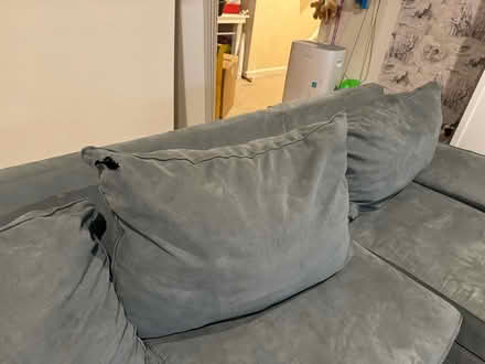 Photo of free ON CURB Sofa from Bob’s with chaise (Annandale, VA) #3