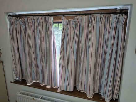 Photo of free Clarke and Clarke curtains (Hurst Golf Course RG41) #2