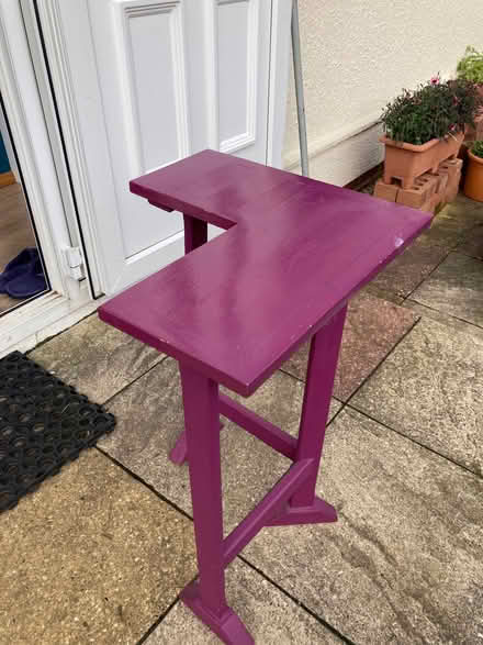 Photo of free Custom made wood corner table (Barton OX3) #2