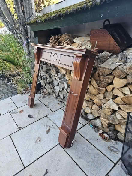 Photo of free Nearly new wooden fireplace (Rathfarnham) #2