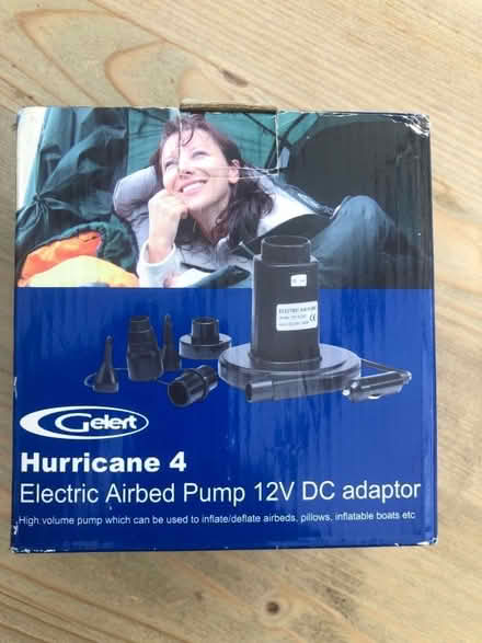 Photo of free Electric airbed pump 12v (Lymington SO41) #1