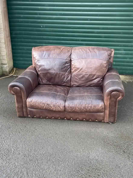 Photo of free Leather 2 Seater Sofa (Kirkby Stephen CA17) #1