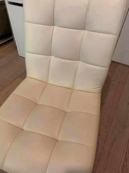 Photo of free White desk chair (Norbiton KT2) #3