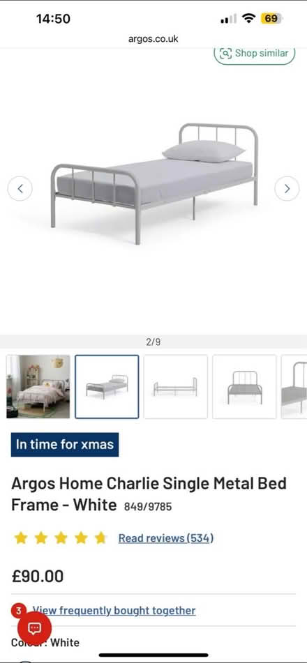 Photo of free Single bed frame (Hounslow buss station) #1