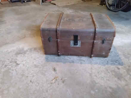 Photo of free Antique Steamer trunk (Ajax) #2